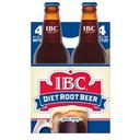 IBC Cane Sugar Diet Root Beer, 4 count per pack -- 6 per case.