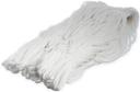 Carlisle Cotton Blend White Medium Rough Surface Narrow Band Mop -- 12 per case