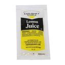 Gourmet Table Lemon Juice, 4 Gram Pouch - 200 per case