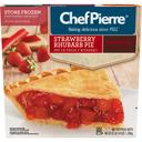 Sara Lee Chef Pierre Traditional Unbaked Strawberry Rhubarb Fruit Pie, 10 inch -- 6 per case.