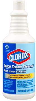 Clorox Commercial Solutions Bleach Cream Cleanser, 32 Fluid Ounce -- 8 per case