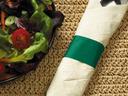 Hoffmaster Paper Hunter Green Napkin Band, 1.5 x 4.25 inch -- 20000 per case.
