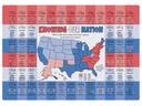 Hoffmaster Us State Facts Placemat, 9.75 x 14 inch -- 1000 per case.