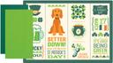 Hoffmaster Paper St Patricks Day Placemat and Coordinating Napkin Kit - Combo Pack -- 500 per case.