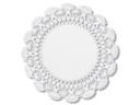 Hoffmaster 25-06300 White Cambridge Lace Doily, 6 inch -- 1000 per case.