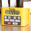Taylor Yellow 4 Event Loud Digital Timer, 4.5 x 6.5 x 4.75 inch -- 2 per case.