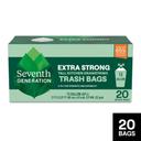 Seventh Generation 13 Gallon Kitchen Garbage Bags, 20 count -- 6 per case