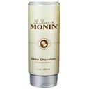 Monin White Chocolate Sauce, 12 Ounce -- 6 per case.