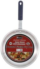 Winco Gladiator Natural Finish Aluminum Fry Pan with Silicone Sleeve, 12 inch -- 6 per case