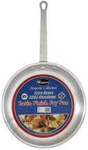 Winco Majestic Natural Finish Aluminum Fry Pan, 7 inch Dia. -- 6 per case