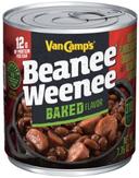 Van Camps Entree Baked Beanee Weenees, 7.75 Ounce -- 24 per case