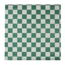 Durable Packaging 12 x 12 inch Green Check Wax Sheet, 1000 count - 2 per case