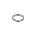 Gobel Stainless Steel Tart Ring with Rolled Edges, 5.1 inch Diameter
