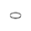Gobel Stainless Steel Tart Ring with Rolled Edges, 5.9 inch Diameter