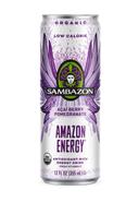 Sambazon Amazon Energy Organic Acai Berry Low Calorie Energy Drink, 12 Ounce -- 12 per case
