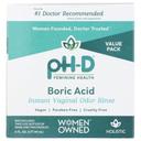 pH-D Feminine Health Boric Acid Instant Vaginal Odor Rinse, 6 Fluid Ounce -- 4 per case