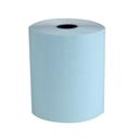 National Checking Blue Thermal Paper 1 Ply Registroll, 3.13 inch x 230 Feet -- 50 rolls per case.