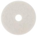 3M White Super Polish Floor Pad, 12 inch -- 5 per case