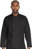 Hey Chef Black Extra Large 10 Button Long Sleeve Coat