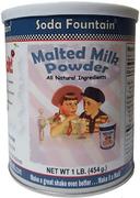 Soda Fountain Malted Milk Powder, 16 Ounce -- 6 per case