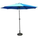 American Maid Aluminum Light Blue Umbrella with Crank, 9 feet -- 4 per case