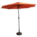 American Maid Aluminum Orange Umbrella with Crank, 9 feet -- 4 per case