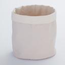 American Metalcraft Cream/Gray Canvas Bag, 9 x 9 inch