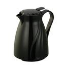 Service Ideas Twist N Serv Black Foam Insulated Carafe with Push Button Lid, 0.6 Liter Capacity