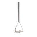 Tablecraft Stainless Steel Square Face Potato Masher, 5.875 x 4 x 18.25 inch