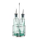 Tablecraft Gemelli Collection 8.5 Ounce Stainless Steel Cruet Set, 4.25 x 3.25 x 12.5 inch