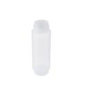Tablecraft InvertaTop Valve Top Clear Squeeze Bottle, 32 Ounce Capacity -- 12 per case