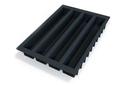 Silikomart Black Silicone 8 Cavities Tronco Mold, 24 x 16 x 3 inch
