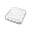 Silikomart Silicone Cloud 1600 1 Cavity Mold, 7.87 inch Length x 7.87 inch Width 2.16 inch Height