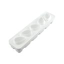 Silikomart Fragola 120 Silicone Mold with Plastic Support, 60 x 77 x 54 Millimeter