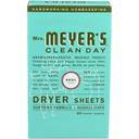 Mrs Meyers Basil Scent Dryer Sheets, 80 count -- 6 per case