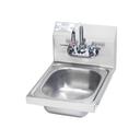 Krowne 12 inch Wide Wall Mount Hand Sink with Low Lead Wall Faucet, 12 x 17 x 14 inch