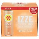 Izze Peach Sparkling Juice, 8.4 Fluid Ounce -- 24 per case