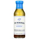 Yo Mamas Foods Greek Dressing and Dip, 12 Ounce -- 6 per case