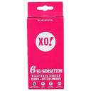 XO Hi Sensation Righteous Rubber Condoms, 6 count -- 8 per case