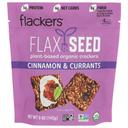 Flackers Organic Flax Seed Cinnamon and Currant Crackers, 5 Ounce -- 6 per case