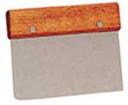American Metalcraft Dough Cutter/Scraper with Wood Handle 4.5 inch Length