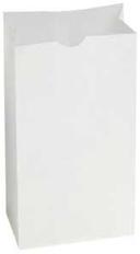 Bagcraft Dubl Wax Plain White SOS Bakery Bag, 8 Pound -- 1000 per case