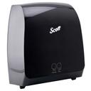 Scott Pro Smoke/Black Plastic Automatic Hard Roll Towel Dispenser, 12.66 x 12.66 x 16.44 inch