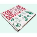 Southern Champion Tray White / Red / Green Stock Print Paper Pizza Box, 16 x 16 x 1.75 inch -- 50 per case