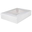 Southern Champion Tray White SBS Rectangular 1/2 Sheet Window Box, 19 x 14 x 4 inch -- 50 per case