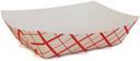 Southern Champion Tray Paper Board Red Checked Rectangular Food Tray, 8.5 x 5.75 x 9.75 inch -- 500 per case