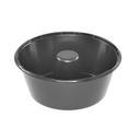 Reynolds Black CPET Round Angel Food Cake Base, 82 Ounce Capacity -- 200 per case