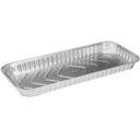 HFA Aluminum Oblong Danish Container, 12.375 x 5.375 x 1 inch -- 250 per case
