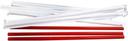 Cell-O-Core Resin Red Wrapped Giant Straw, 10.25 inch -- 1200 per case