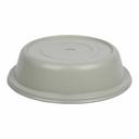 Cambro Versa Round Antique Parchment No Hole Plate Camcover, 12 1/4 inch Inside Diameter -- 12 per case